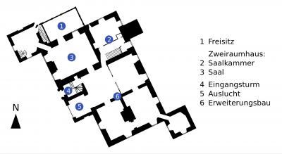 Grundriss Schloss Bodelschwingh