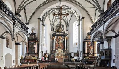 Blick zum Altarbereich