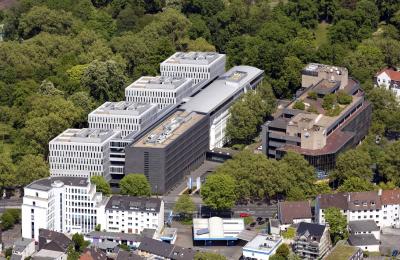 Luftbild der BP Zentrale Bochum