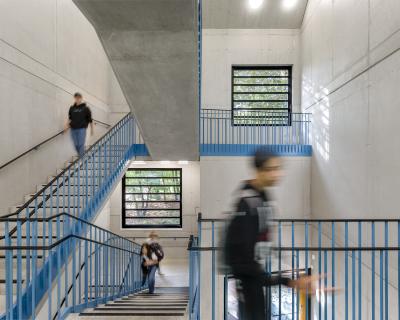 Mensa und Ateliergebäude der BAN, Treppenhaus