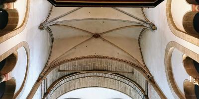 Deckenansicht Kirchenschiff Abteikirche St. Liudger Werden