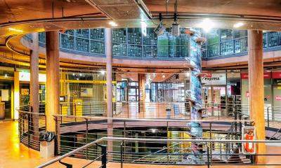 Blick in den Lichthof