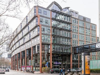 WDR-Arkaden, Tunisstraße Ansicht von Nordosten