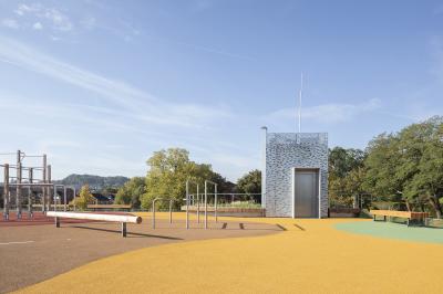 Sport- und Kulturhalle Alfter, Dachlandschaft