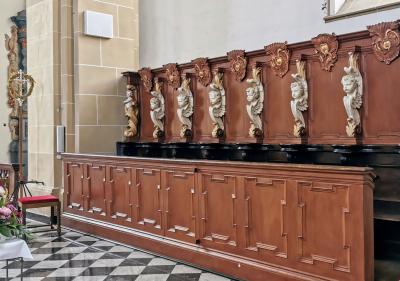 Chorgestühl in der Abteikirche
