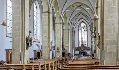 Innenansicht Abteikirche Kloster Kamp