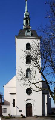 Ansicht Ostfassade der Kirche