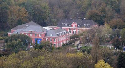 Schloss Oberhausen, Luftansicht vom Gasometer