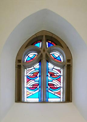 Farbiges Glasfenster