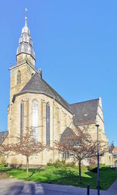 Ostansicht der Dreikönigenkirche in Neuss