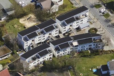 Schrägluftbild Wohnanlage
