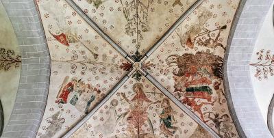 Vierungsgewölbe mit Deckenmalerei (Jüngstes Gericht)