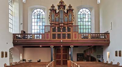 Klosterkirche Werne, Blick zur Orgel