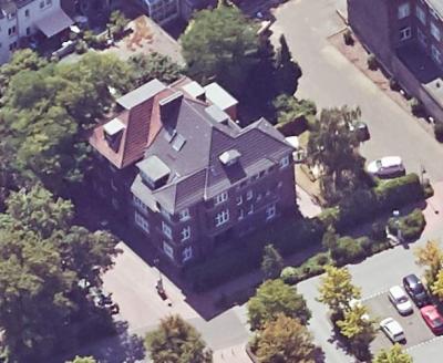 Schrägluftbild von Norden, Haus Nuphaus Bottrop