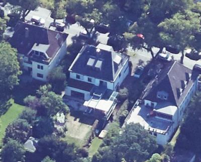 Schägluftbild von Westen, Wohnhauserweiterung Bochum