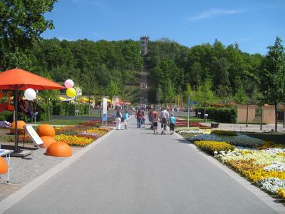 Sauerlandpark, Sichtachse Richtung Jübergturm