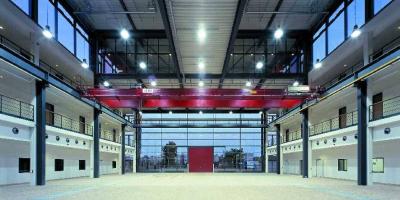Zentrale Maschinenhalle Innenansicht