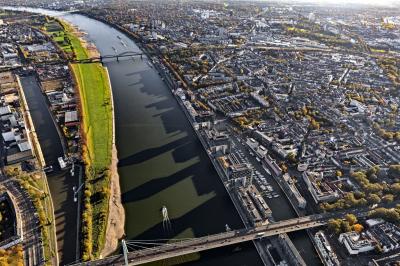 Rheinauhafen von oben