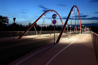 Beleuchtete Ripshorster Brücke