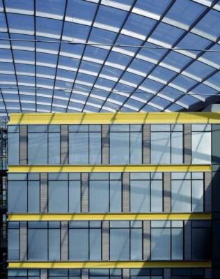 Spherion Bürosicht vom Atrium
