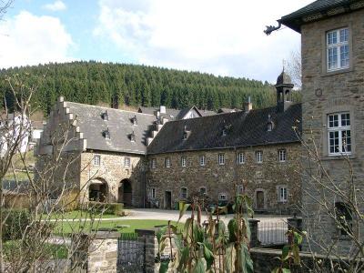 Blick in den Burghof