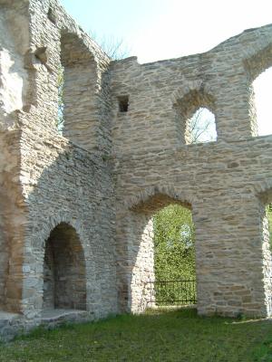 Innenhof oben, Burgruine Bad Lippspringe