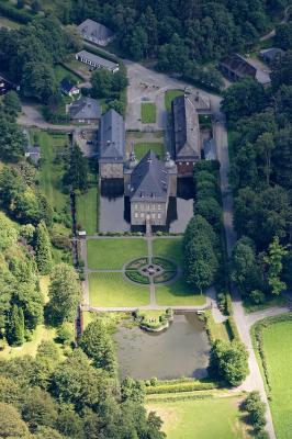 Wasserschloss Neuenhof, Luftbild