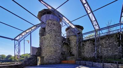 Innenhof Bugr Monschau, für Veranstaltungen genutzt