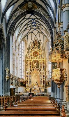 Chor mit Netzgewölbe