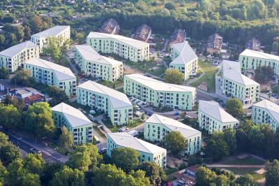 Luftbild Siedlung Buchheimer Weg
