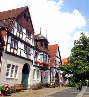 Häuserfassaden in der Vorderen Straße