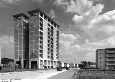 Zustand der Siedlung beim Neubau 1952