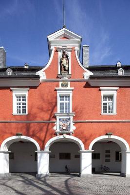 Mittelachse Rathaus Soest barocker Westflügel
