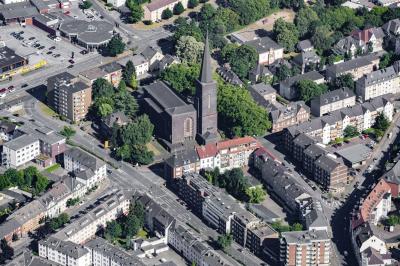 Luftbild Herz-Jesu-Kirche Bottrop
