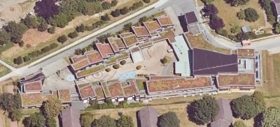 Schrägluftbild von Süden, Justus-von-Liebig-Schule Moers