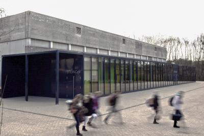 Bestand, vorgelagerter Mensa-Neubau