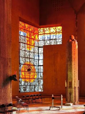 Rosenfenster in der Tabernakelkapelle