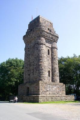 Ansicht Bismarkturm in der Hardt-Anlage