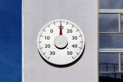 Kunstwerk Außenthermometer