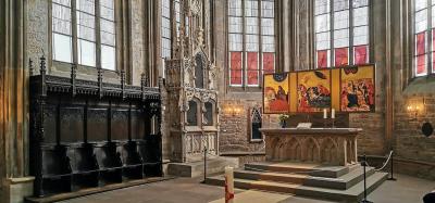 Das Altarbild des Marienaltars ist ein Hauptwerk der deutschen spätmittelalterlichen Malerei