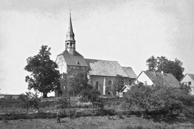 Historisches Foto des Vorgängerbaus