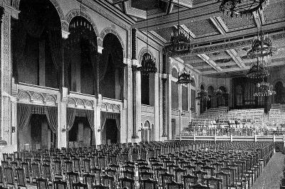Großer Konzertsaal, im Zweiten Weltkrieg zerstört (in: Gesundheitspflege in Aachen, 1913)