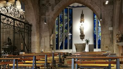 Kapelle Madonna in den Trümmern Innenansicht