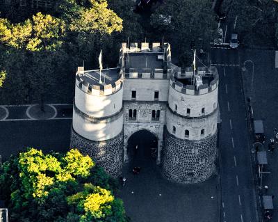 Hahnentorburg von oben