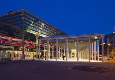Eingang zur U-Bahn-Haltestelle