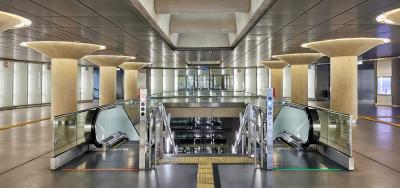 U-Bahn-Haltestelle Chlodwigplatz, Verteilerebene