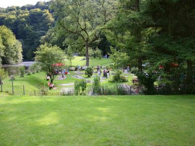 Minigolfanlage im Müngstener Brückenpark