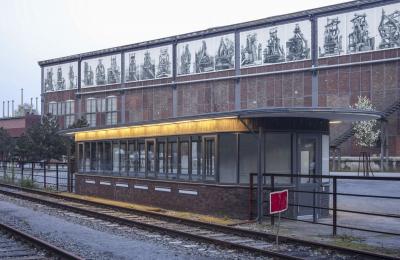 Gleiswaage vor Kraftzentrale im Landschaftspark Duisburg-Nord