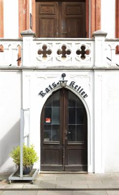 Eingang Ratskeller historisches Rathaus Bad Salzuflen