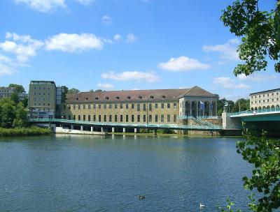 Blick auf die RWW Hauptverwaltung Mülheim an der Ruhr